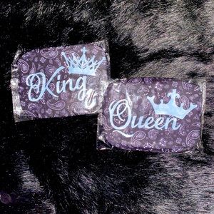 Facemask king and queen New never used
